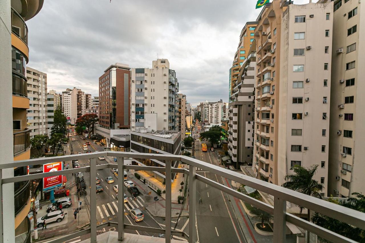 Vista Parcial Do Mar | 150M Do Shopping #Ca40 Daire Florianópolis Dış mekan fotoğraf